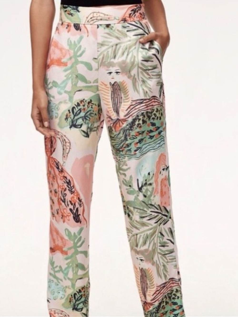 Wilfred Herve' Pastel Botanical Pants